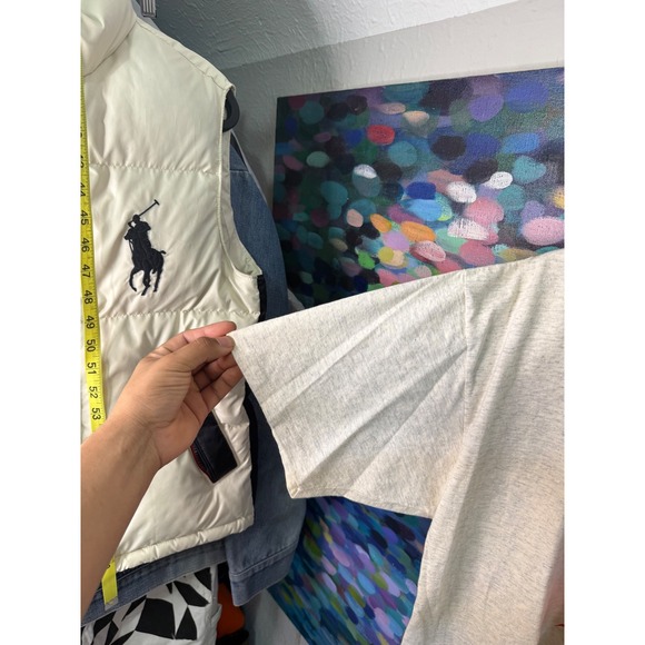 Vintage 90s Converse Cage Classic Finish Line T Shirt Mens XL Grey Basketball - Picture 5 of 5